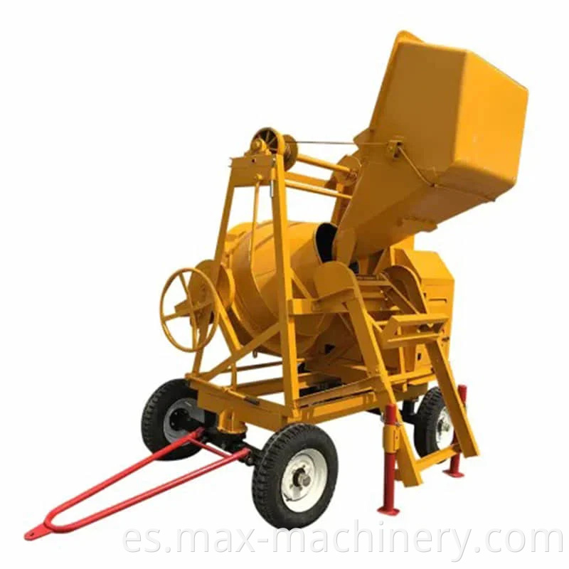 510L Diesel Cement Mixer Beton con Winch / diesel Engine Mezonante Macher Machine Precio en Ghana